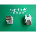 2014 Netlink Best-sell Dual Cat.6 STP RJ45 Keystone Jack avec câble